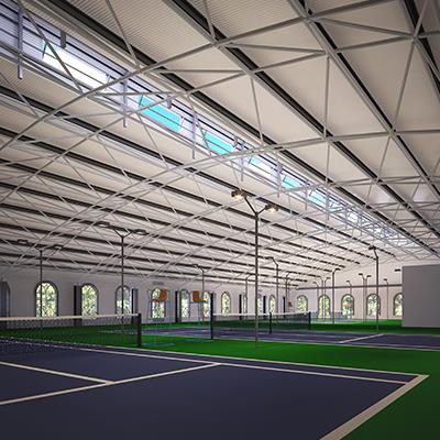 塑膠網(wǎng)球場(chǎng)